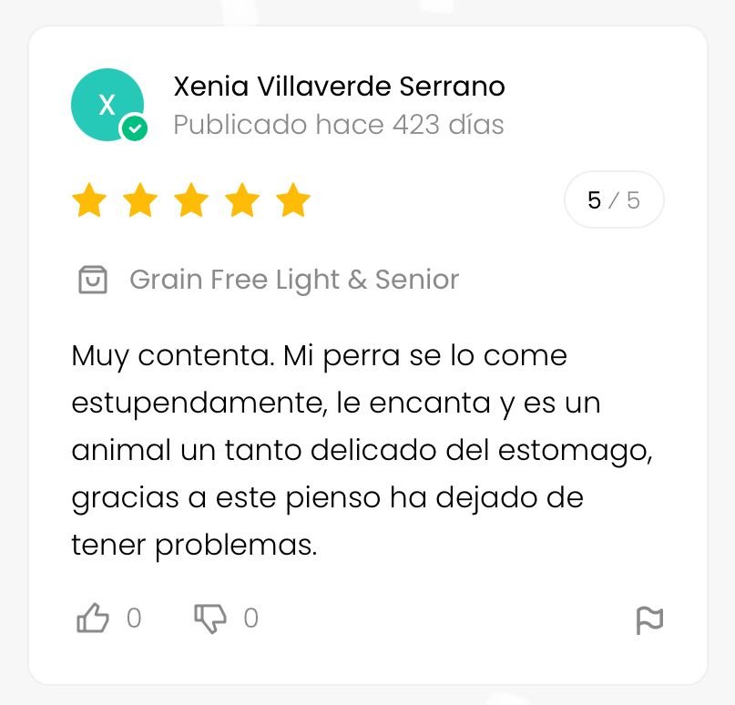  reseña perros sénior producto
