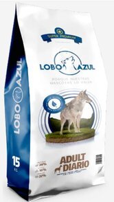 Lobo azul pienso para perros adultos