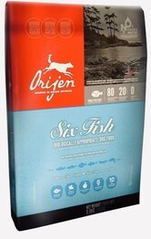 Comida para perros sabor pescado six fish